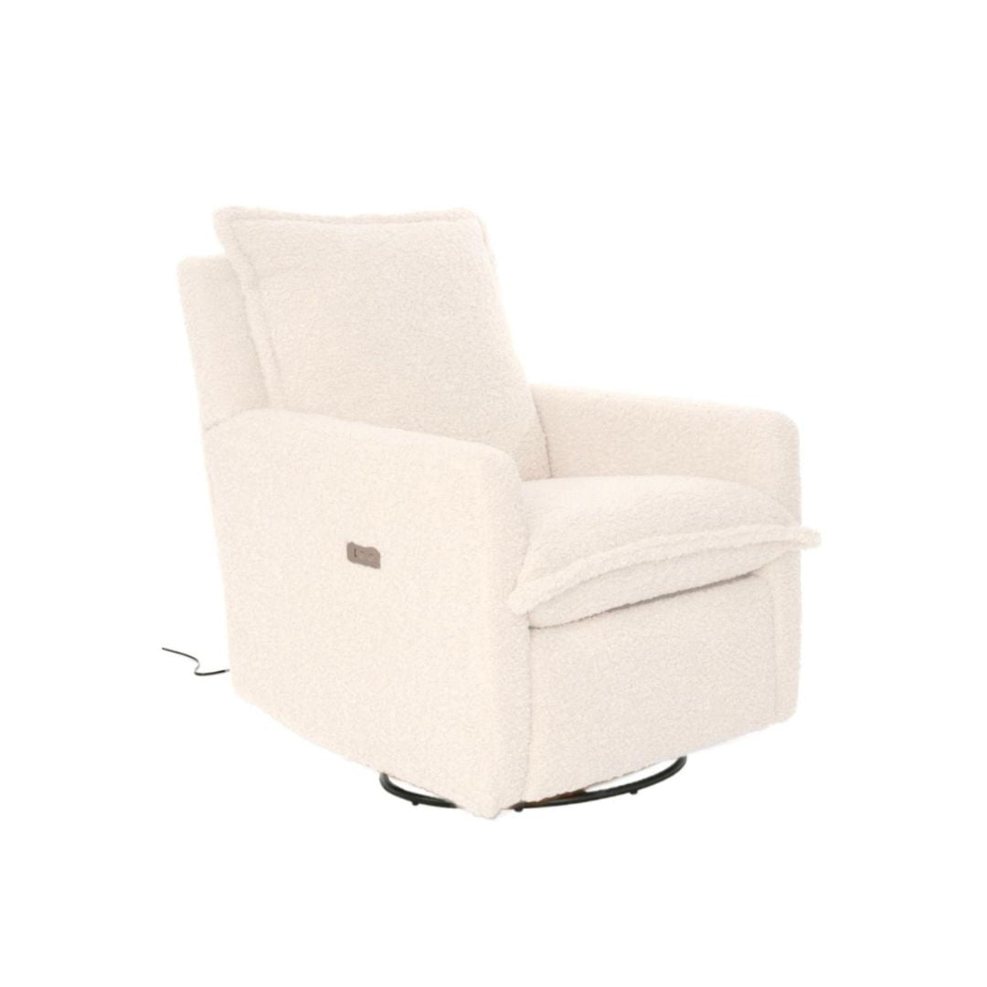 Luna Electric Recliner Nursing Chair - Light Beige